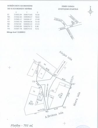 Investīciju objekts, Marijas iela - Attēls 1