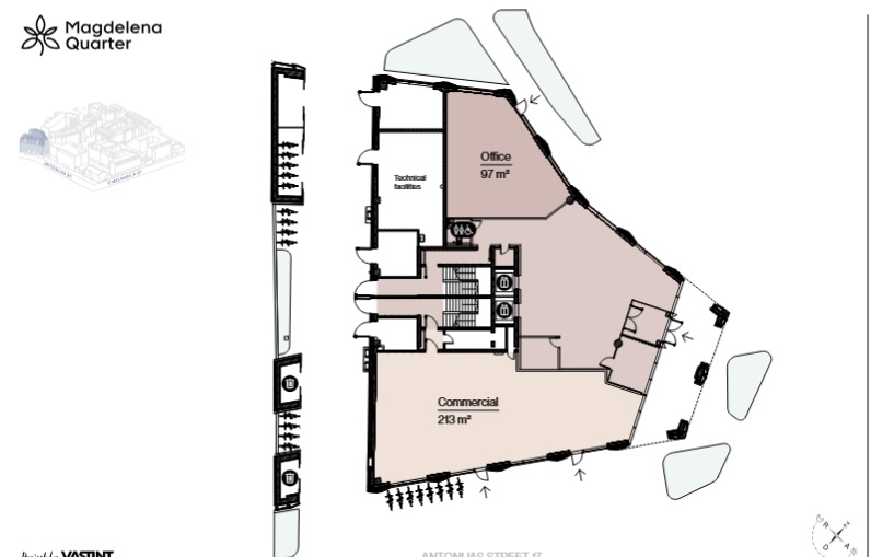 Retail premises for rent, Antonijas street - Image 1