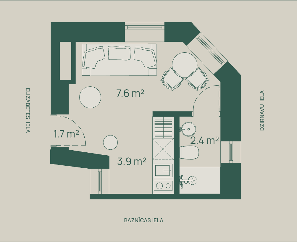 Продают квартиру, улица Baznīcas 5 - Изображение 1