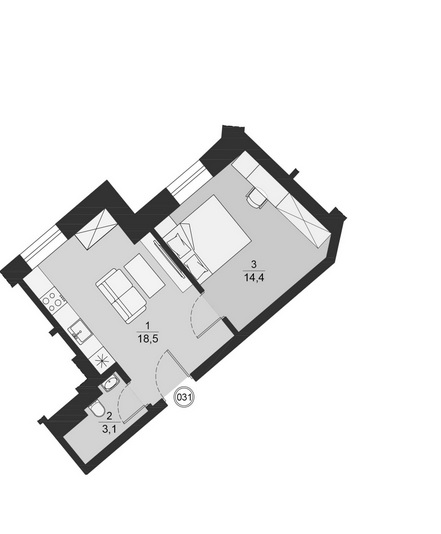 Pārdod dzīvokli, Lāčplēša iela 36 - Attēls 1