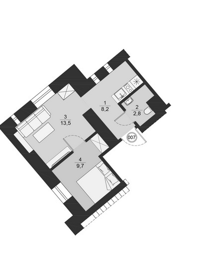 Pārdod dzīvokli, Lāčplēša iela 36 - Attēls 1