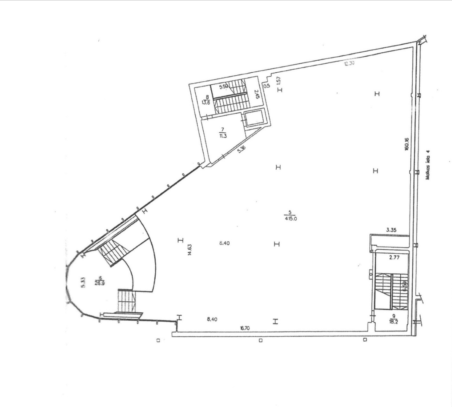 Pārdod tirdzniecības telpas, Malkas iela iela - Attēls 1