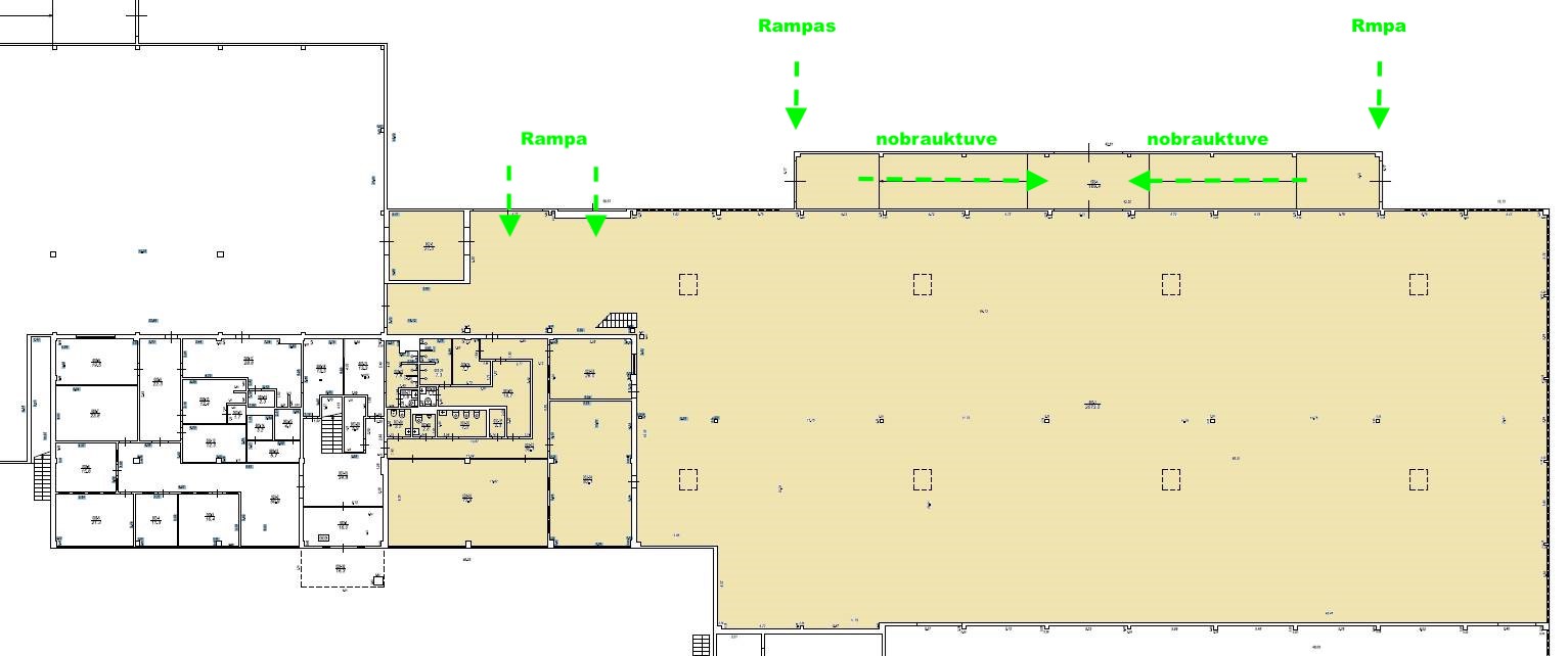 Iznomā ražošanas telpas, Piepilsētas iela - Attēls 1