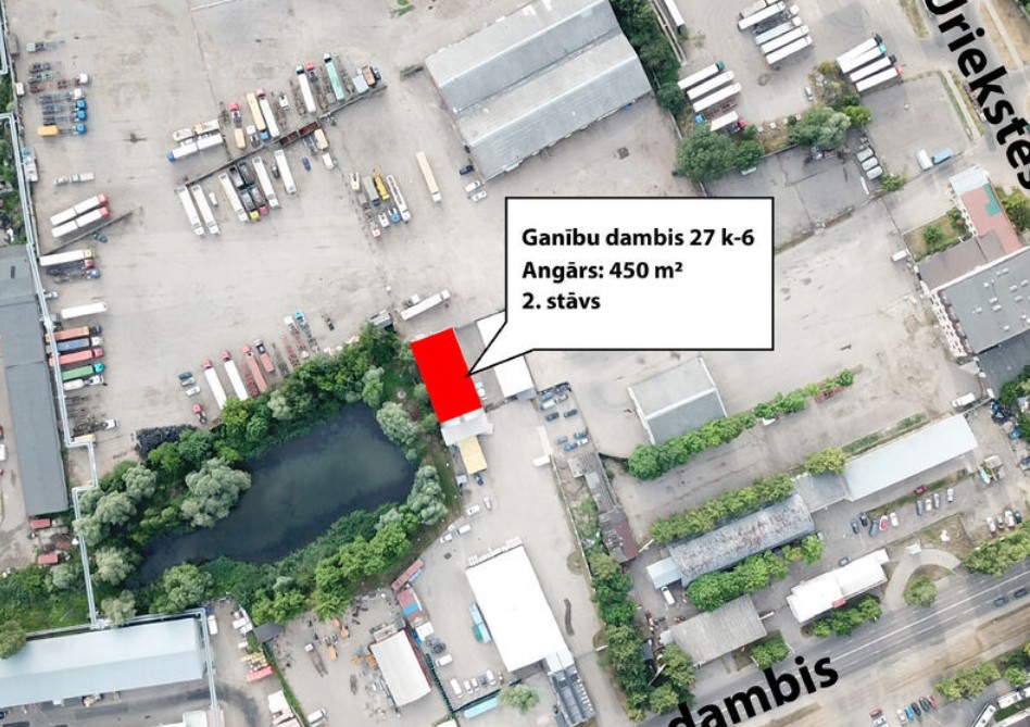 Iznomā noliktavu, Ganību dambis iela - Attēls 1