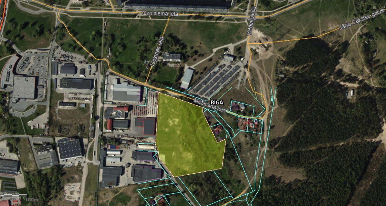 Pārdod zemi, Rītausmas iela - Attēls 1