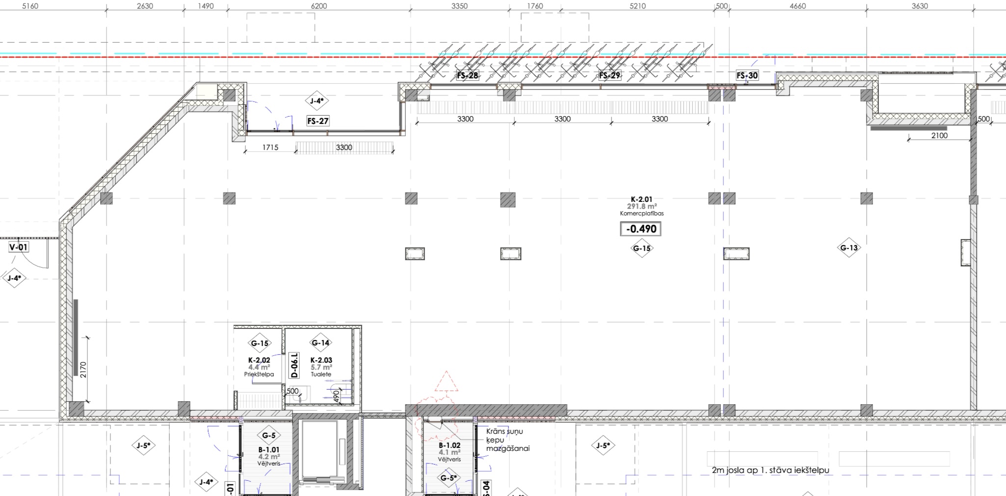 Retail premises for rent, Hanzas street - Image 1