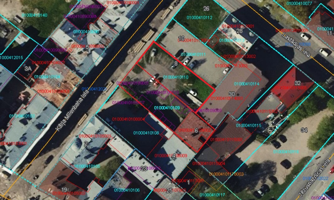 Pārdod zemi, Kārļa Milenbaha iela - Attēls 1