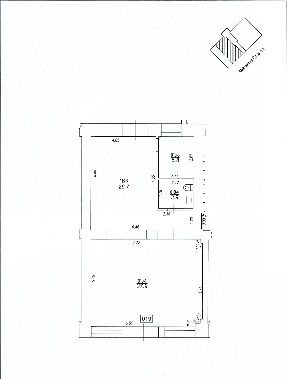 Iznomā tirdzniecības telpas, Aleksandra Čaka iela - Attēls 1