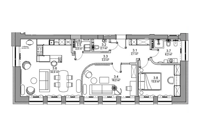 Apartment for rent, Stokholmas street 26 - Image 1