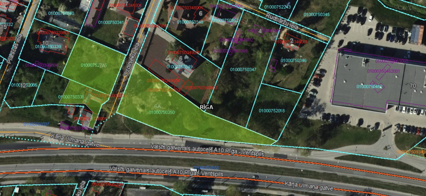 Land plot for rent, Ozolnieku street - Image 1