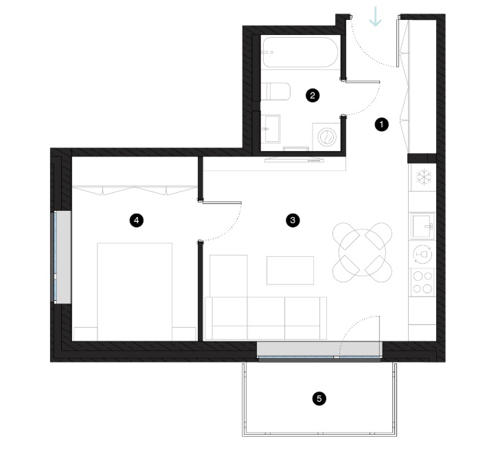 Apartment for rent, Sergeja Eizenšteina street 47 - Image 1