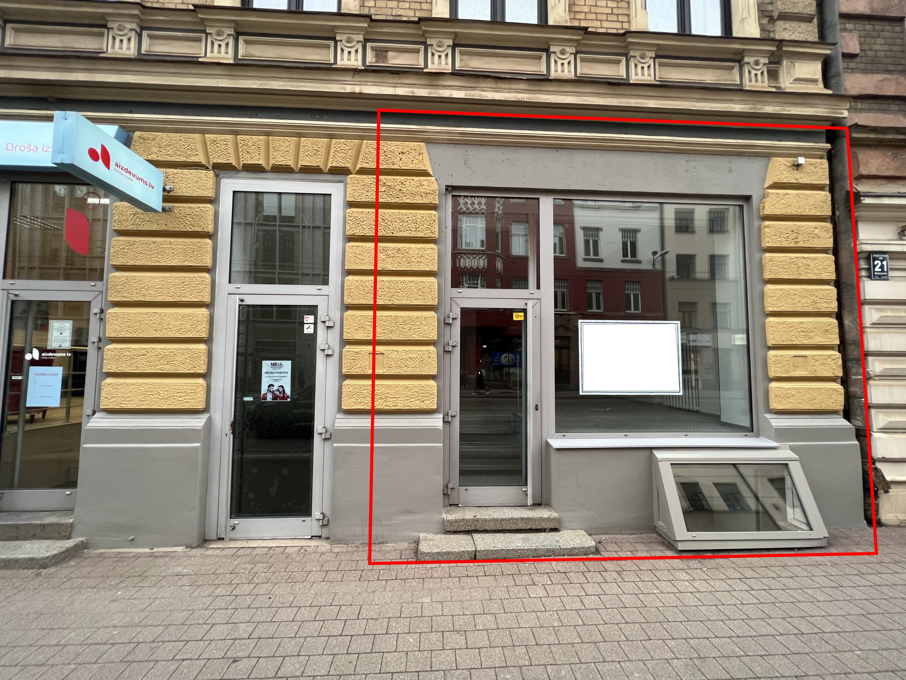 Iznomā tirdzniecības telpas, Krišjāņa Barona iela - Attēls 1