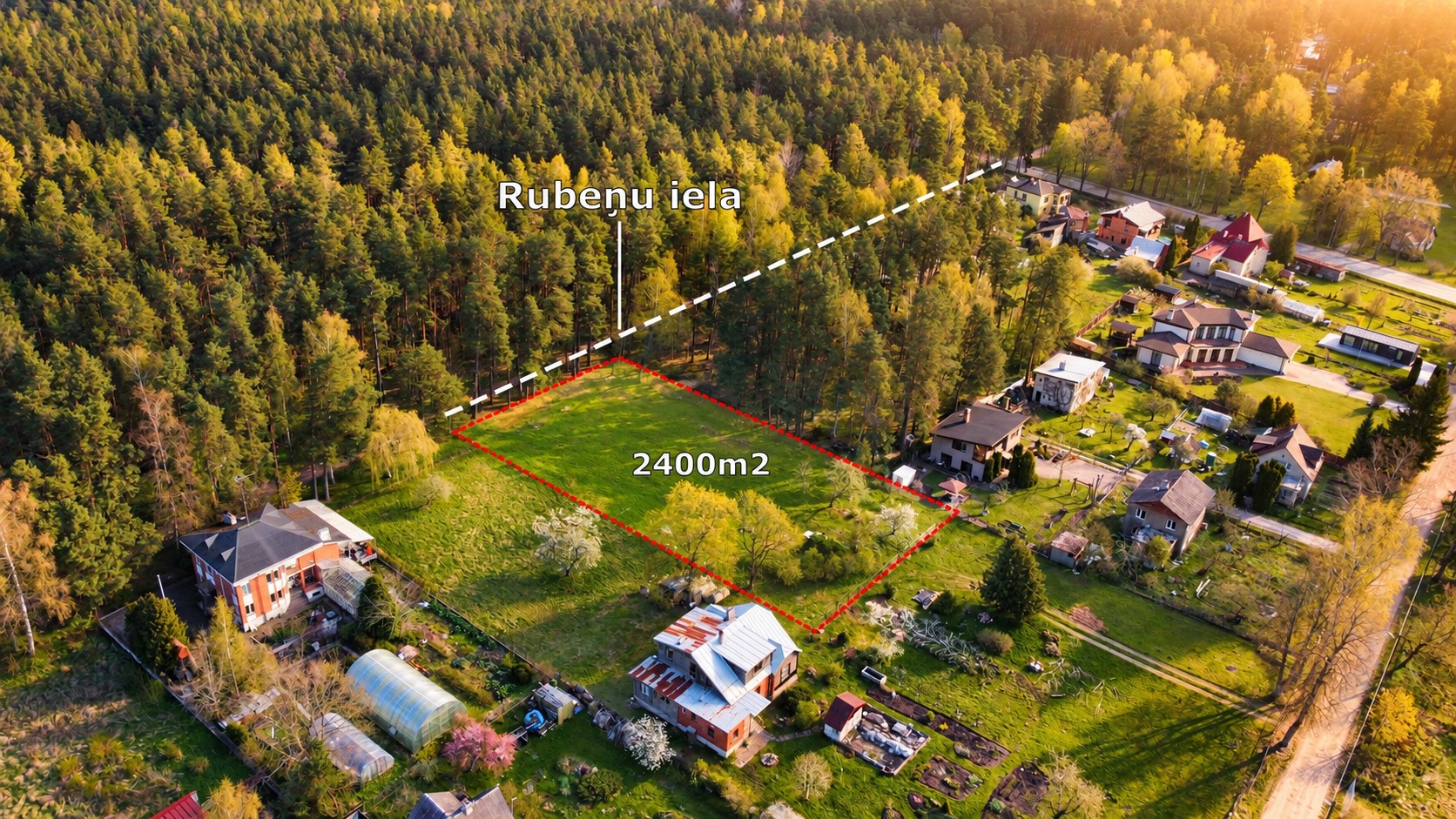 Pārdod zemi, Rubeņu iela - Attēls 1