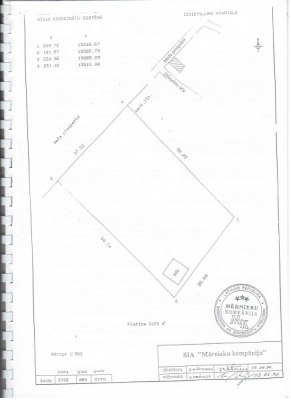 Land plot for sale, Meža proepskts street - Image 1