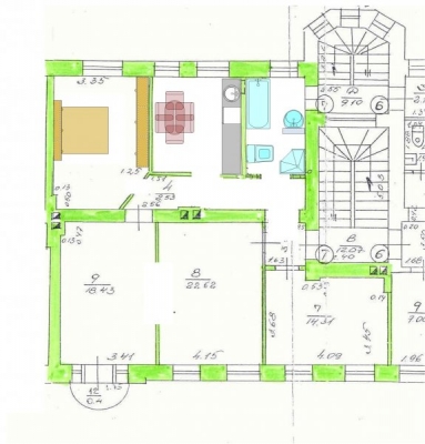 Izīrē dzīvokli, Brīvības iela 169 - Attēls 1