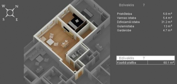 Pārdod dzīvokli, Jaunlazdu iela 14 - Attēls 1