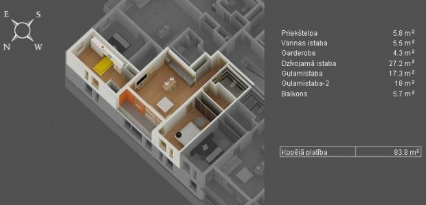 Pārdod dzīvokli, Jaunlazdu iela 7 - Attēls 1