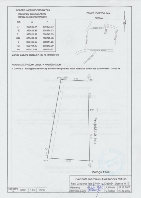 Land plot for sale, Rudzu street - Image 1