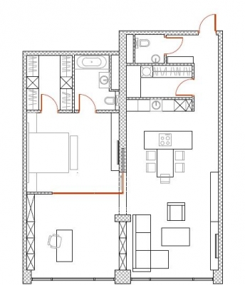 Apartment for rent, Audēju street 14 - Image 1
