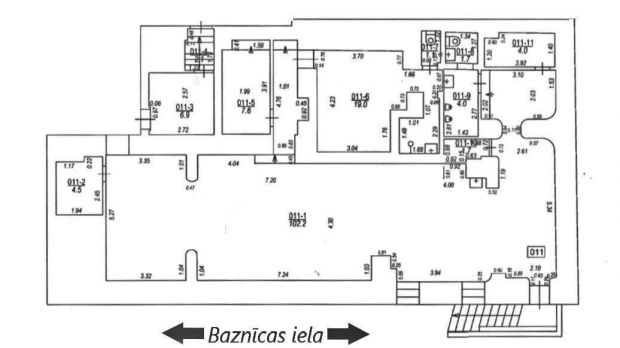 Iznomā tirdzniecības telpas, Baznīcas iela - Attēls 1