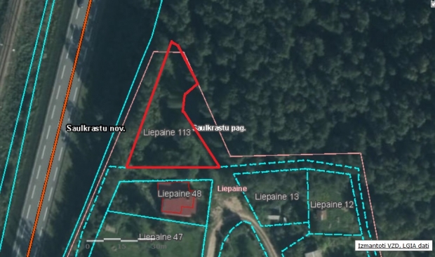 Land plot for sale, Liepaine - Image 1