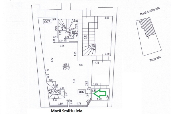 Iznomā biroju, Mazā Smilšu iela - Attēls 1