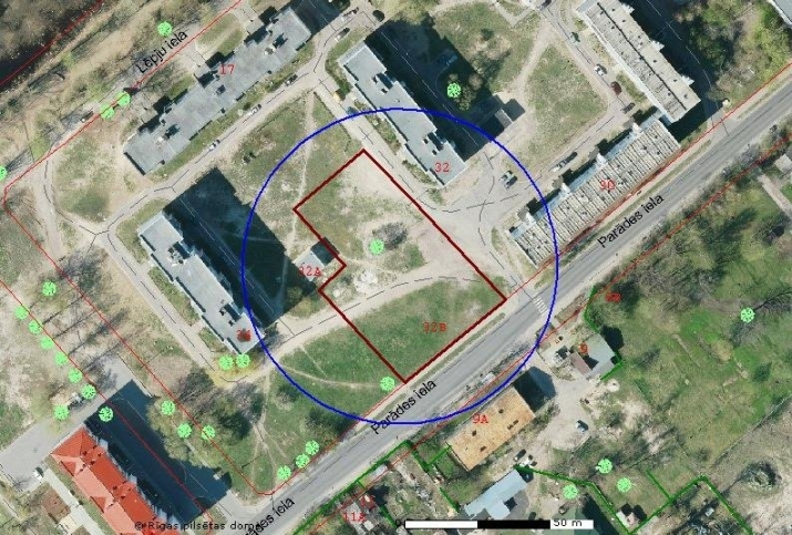 Sludinājumi. Zemesgabals atrodas dzīvojamās apbūves teritorijā ar pieļaujamām sabiedriskajām un komerciālām Cena: 19000 EUR Foto #8