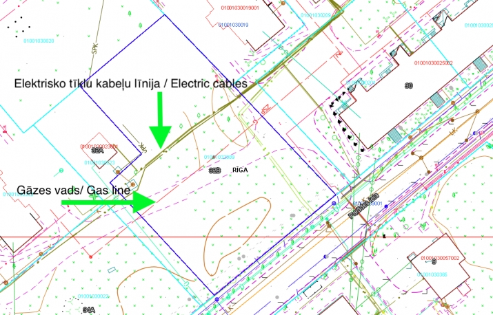 Sludinājumi. Zemesgabals atrodas dzīvojamās apbūves teritorijā ar pieļaujamām sabiedriskajām un komerciālām Cena: 19000 EUR Foto #3