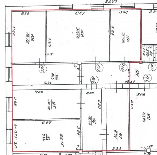 Объявление. Iznomā biroja telpas Šmerlī, \'Rīgas kinostudija\' ēkā, 1. stāvā. Platība sastāv no vienas telpas. Цена: 209 EUR/мес. Foto #9