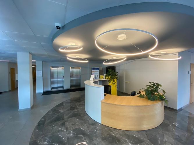 Объявление. Iznomā biroja telpas Elijas ielā. Birojs atrodas ēkas 6. stāvā.  Gaišs un saulains birojs, kas Цена: 1974 EUR/мес. Foto #2