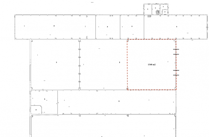 Объявление. Складские / производственные помещения с высокими потолками и естественным освещением.  + Удобный Цена: 6030 EUR/мес. Foto #8