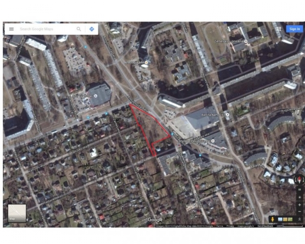 Объявление. Apbūves gabals Anniņmuižas un Gramzdas ielu krustojumā.  Platība: 8468 m2.  Jauktas apbūves statuss Цена: 500000 EUR Foto #3