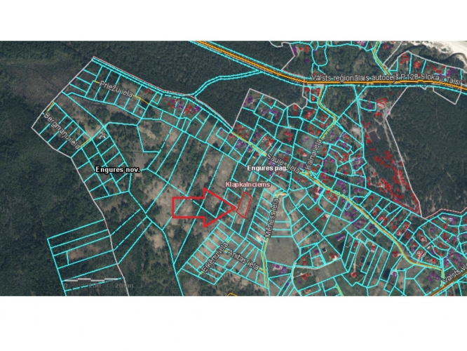 Sludinājumi. Zeme Klapkalnciemā - vienģimenes dzīvojamo māju apbūve. Līdz jūrai ~1 km.  Ir tehniskie noteikumi Cena: 26154 EUR Foto #1