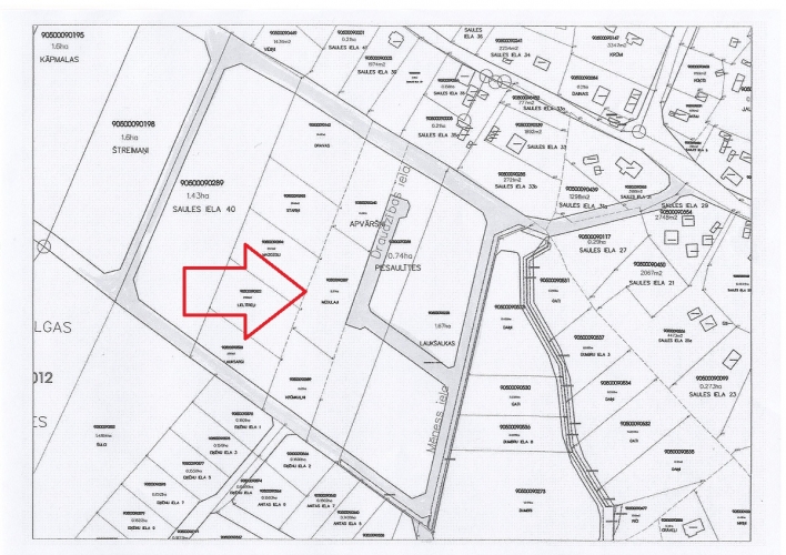 Sludinājumi. Zeme Klapkalnciemā - vienģimenes dzīvojamo māju apbūve. Līdz jūrai ~1 km.  Ir tehniskie noteikumi Cena: 26154 EUR Foto #5