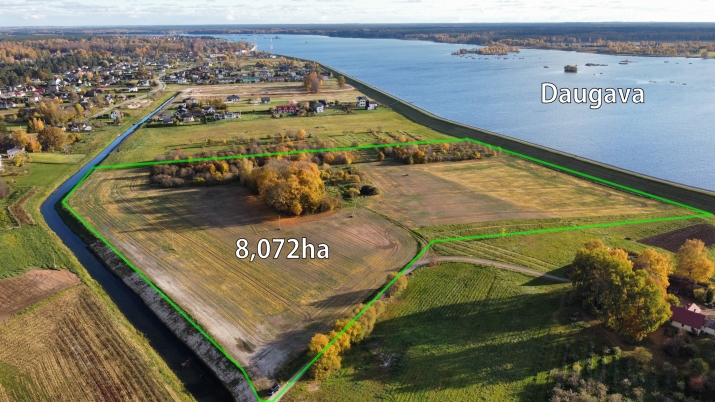 Sludinājumi. Piedāvājumā investīcju iespēja Ikšķilē!  Tiek pārdodi vairāki zemesgabali 8.072 hektāru platībā Cena: 440000 EUR Foto #1