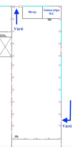 Sludinājumi. Sausas/siltas ražošanas telpas Uriekstes ielā, blakus tirdzniecības ostai.  Ēka daļēji ir renovēta, Cena: 5537 EUR/mēn Foto #8