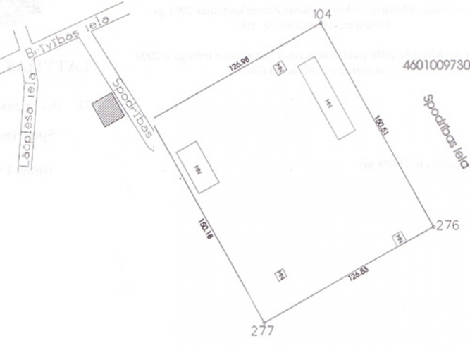 Sludinājumi. Pārdod zemes gabalu 1.91 ha platībā Dobeles pilsētā, uzņēmuma Tenax un Dobeles dzirnavnieks tuvumā. Cena: 60000 EUR Foto #4