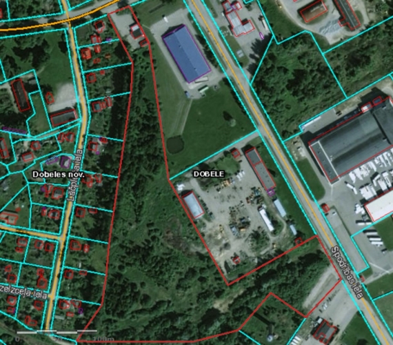 Sludinājumi. Pārdod zames gabalu 4,23ha platībā Dobles pilsētā, uzņēmuma Tenax un Dobeles dzirnavnieks tuvumā. Cena: 211000 EUR Foto #1
