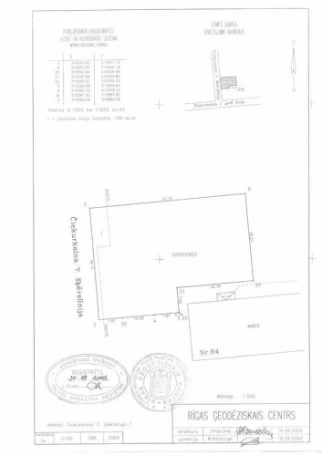 Sludinājumi. Zeme ar iespēju attīstīt projektu piecu stāvu mājai.  + Projekts 5-stāvu mājai 2007. gada. Termiņš Cena: 110000 EUR Foto #5