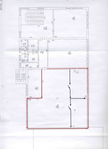 Sludinājumi. Birojs Dārzciemā.   + 3. stāvs; + Platība sastāv no atvērtas telpas, 2 kabinetiem. Wc koplietošanas Cena: 1020 EUR/mēn Foto #7