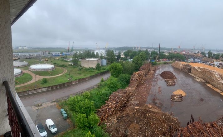 Sludinājumi. Birojs Sarkandaugavā, renovētā ēkā.  + 7. stāvs. + Platība sastāv no divām atvērtām telpām un wc. + Cena: 1710 EUR/mēn Foto #9