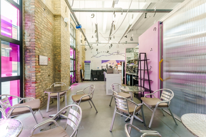 Объявление. Tirdzniecības telpas VEF\'ā. Telpas piemērotas ēdināšanas uzņēmumam.  + 1. stāvs. + Lieli skatlogi Цена: 2100 EUR/мес. Foto #7