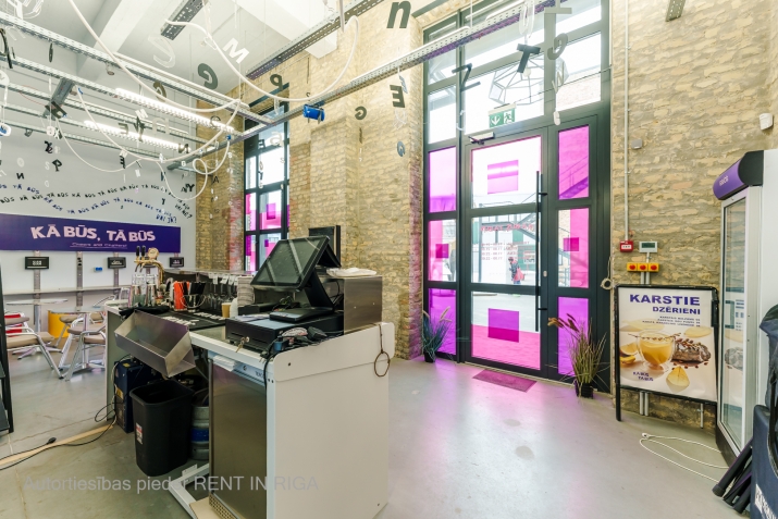 Объявление. Tirdzniecības telpas VEF\'ā. Telpas piemērotas ēdināšanas uzņēmumam.  + 1. stāvs. + Lieli skatlogi Цена: 2100 EUR/мес. Foto #8