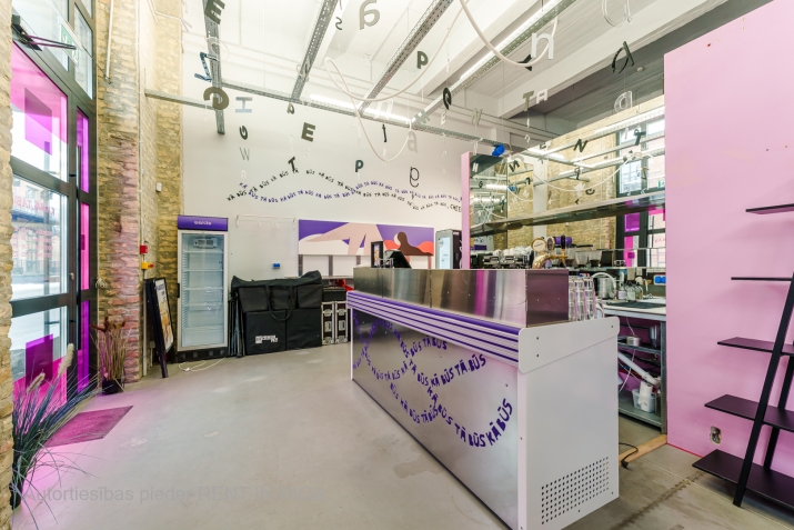 Объявление. Tirdzniecības telpas VEF\'ā. Telpas piemērotas ēdināšanas uzņēmumam.  + 1. stāvs. + Lieli skatlogi Цена: 2100 EUR/мес. Foto #9