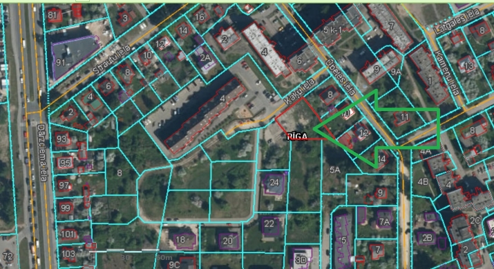 Sludinājumi. Zeme ar izsniegtu būvatļauju un projektu Dārzciemā.   Pārdošanas cena ir norādīta bez PVN.  Klusa Cena: 150000 EUR Foto #8
