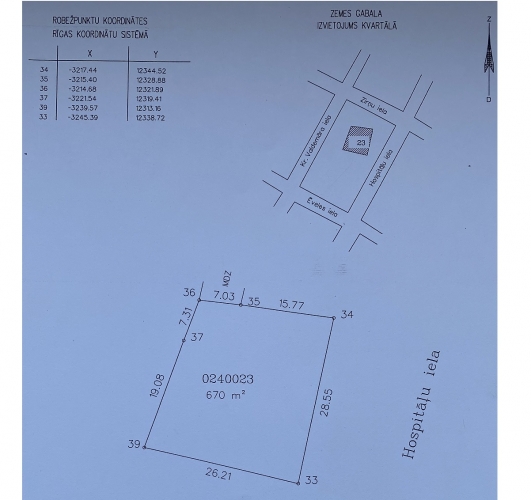 Sludinājumi. Zemes gabals starp Kr. Valdemāra un Hospitāļu ielām. Rīgas vēsturiskā centra un tā aizsardzības Cena: 69000 EUR Foto #4