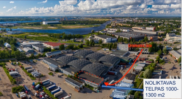 Sludinājumi. Apkurināmas noliktavu telpas ar 6m augstiem greistiem.  + Nolitavās dabīgais apgaismojums, kas ļaus Cena: 4410 EUR/mēn Foto #3