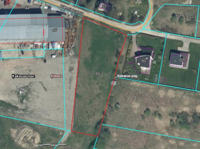 Sludinājumi. Pārdod zemes gabalu Ķekavā ar skatu uz Daugavu.  Saskaņā ar pilsētas teritorijas plānojumu tā Cena: 76600 EUR Foto #2