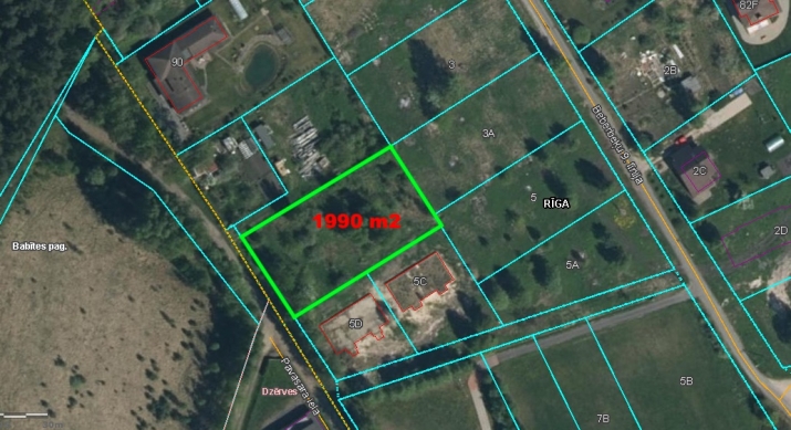 Sludinājumi. Zemes gabals Beberbeķos.  + Zemes gabala platība 1999 m2. + Savrumpāju apbūves teritorija. + Cena: 48000 EUR Foto #4