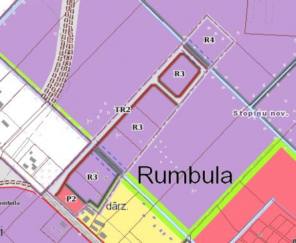 Sludinājumi. Zeme rūpnieciskās apbūves teritorijā (R3). Tā atrodas Kaudzīšu ielas malā (Krustpils ielas Cena: 291740 EUR Foto #9